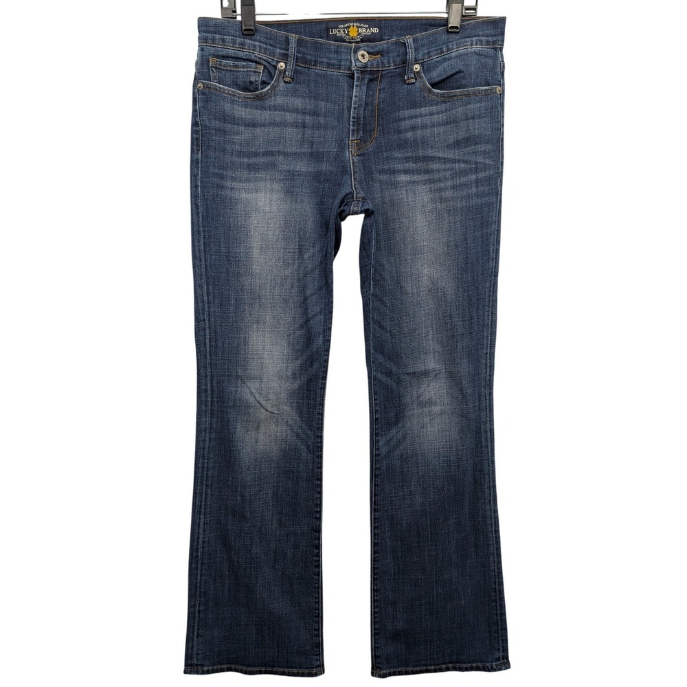 Lucky Brand Sweet N Low Jeans Womens 8/29 Blue Bootcut Mid Rise Stretch